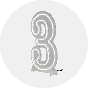 استند اعداد نئونی